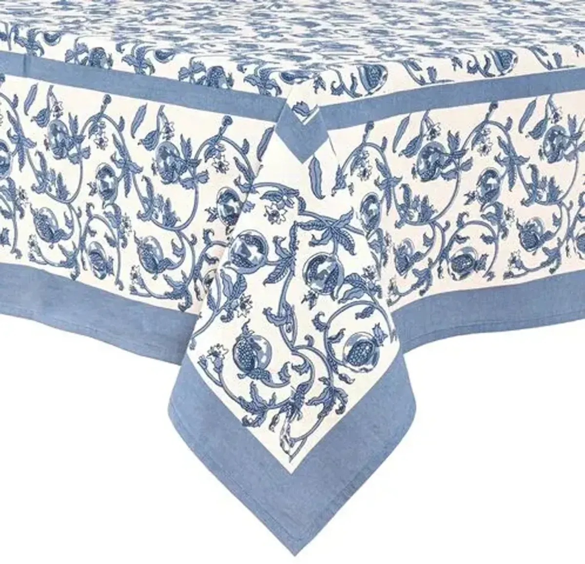 Granada Tablecloth - Couleur Nature - Blue