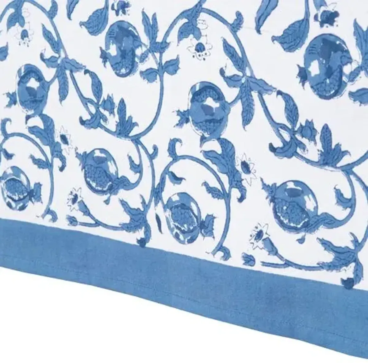 Granada Tablecloth - Couleur Nature - Blue