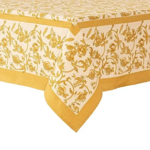 Granada Tablecloth - Couleur Nature - Yellow