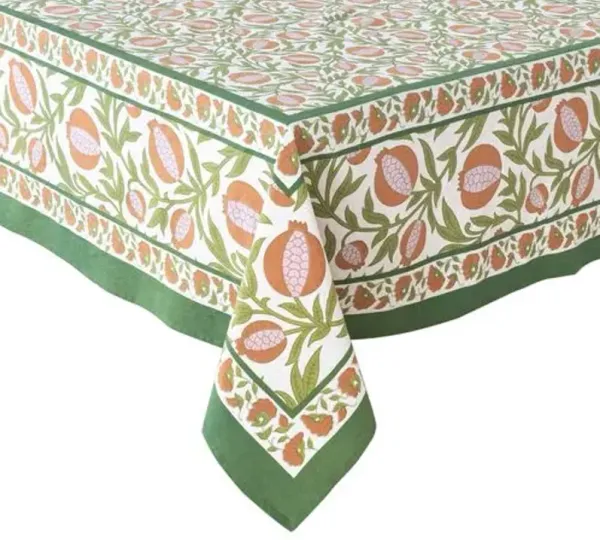 Grenadine Tablecloth - Couleur Nature - Orange