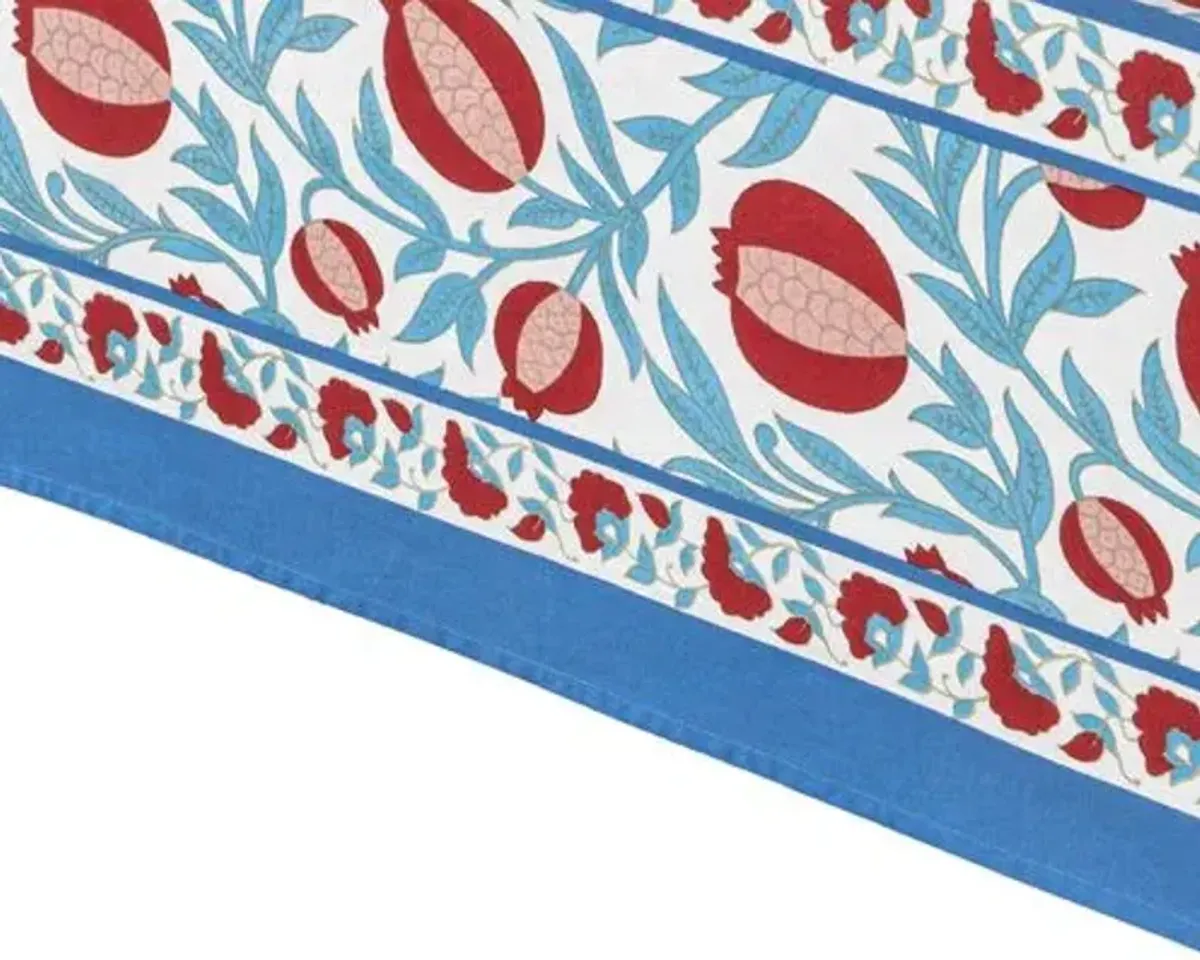 Grenadine Tablecloth - Couleur Nature - Red