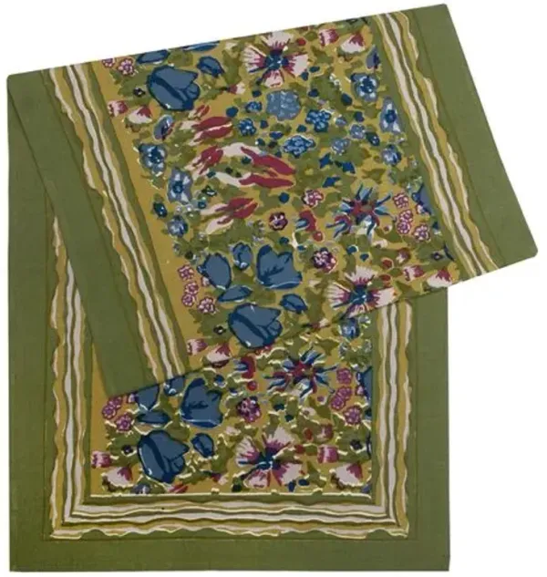 Jardin Runner - Couleur Nature - Blue