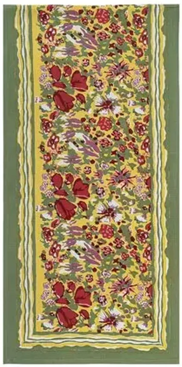 Jardin Runner - Couleur Nature - Red