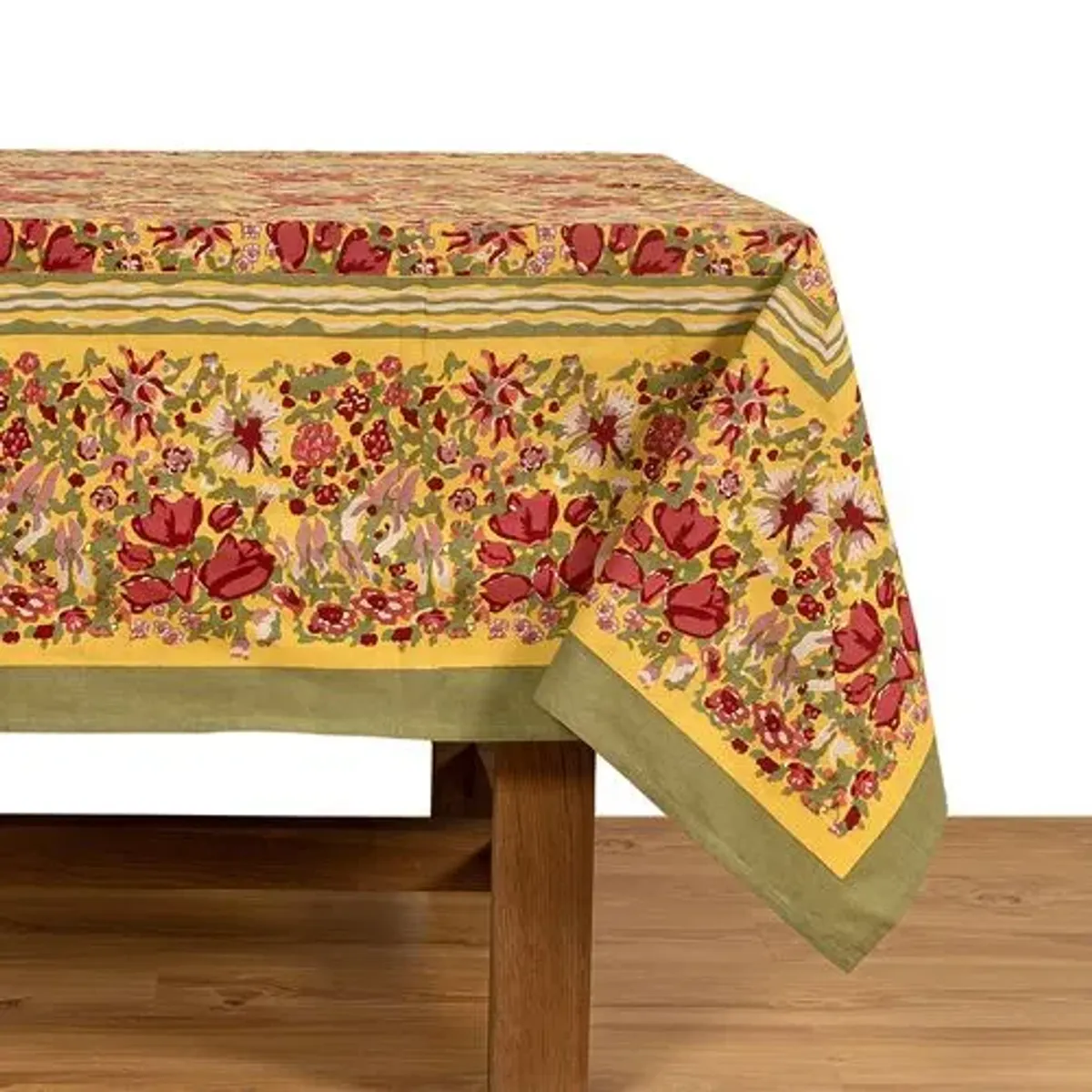 Jardin Tablecloth - Couleur Nature - Red