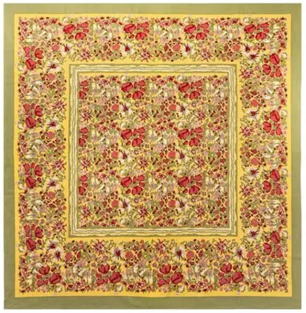 Jardin Tablecloth - Couleur Nature - Red