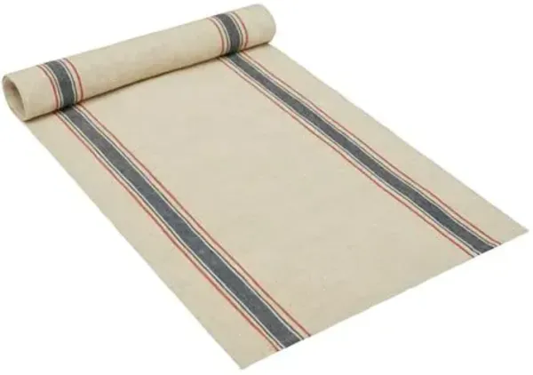 Menton Runner - Natural/Demin - Caravan Home - White