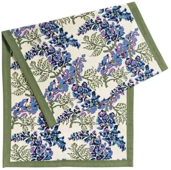 Wisteria Runner - Couleur Nature - Blue