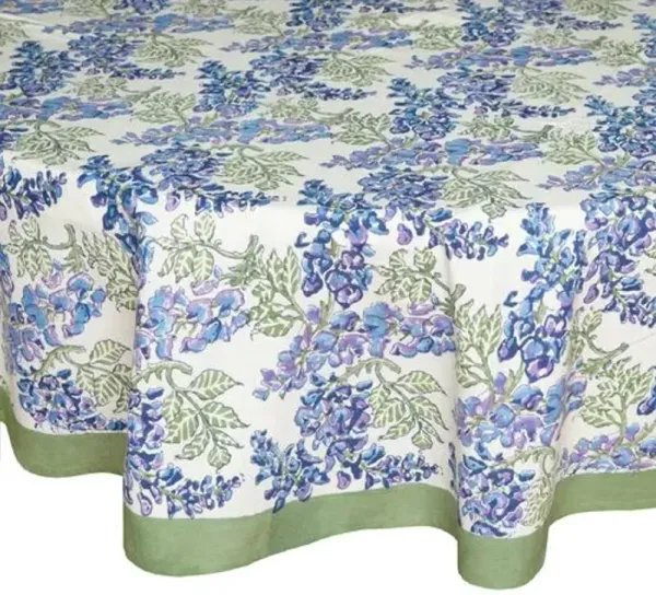 Wisteria Tablecloth - Couleur Nature - Blue