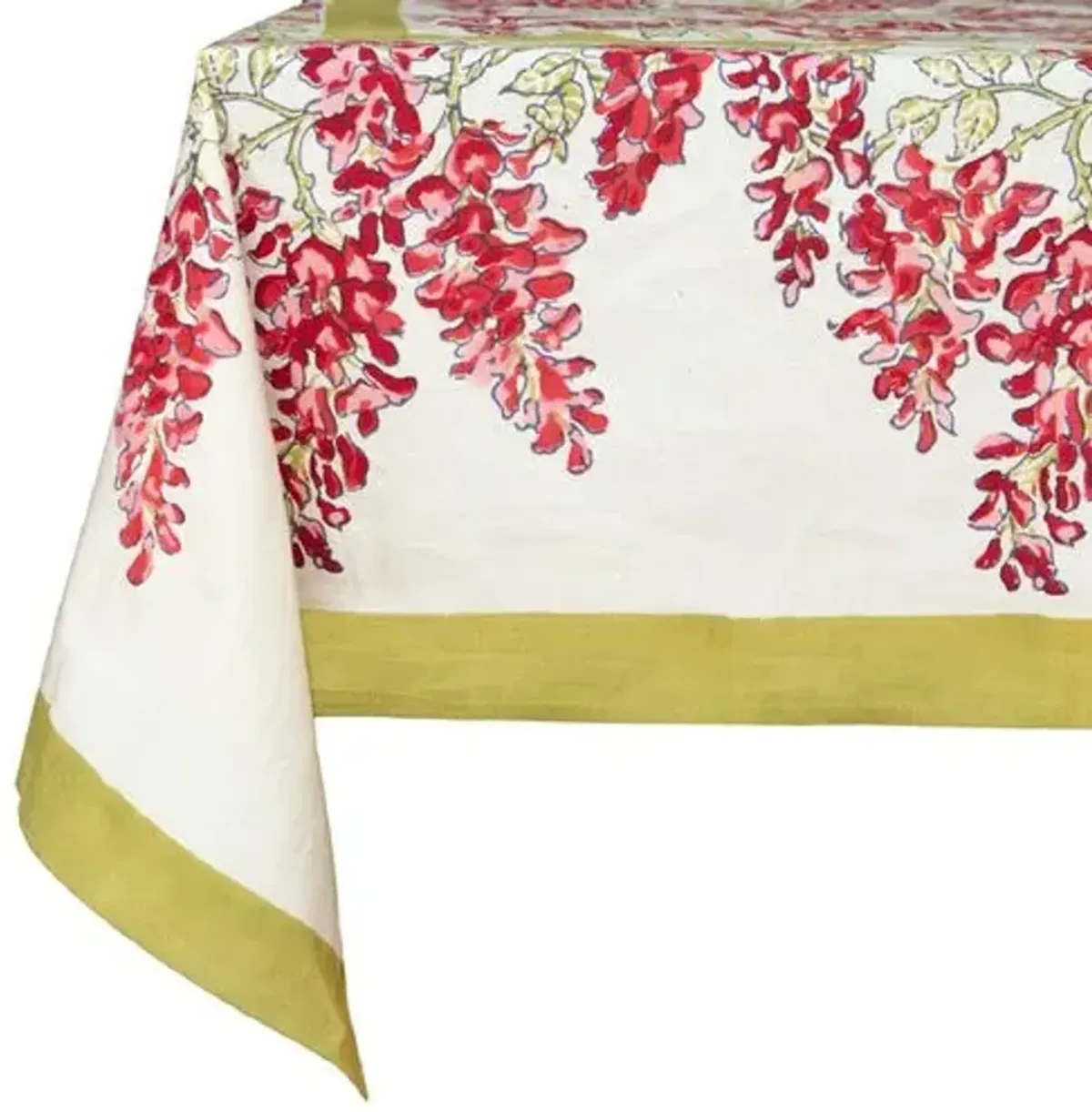 Wisteria Tablecloth - Couleur Nature - Green