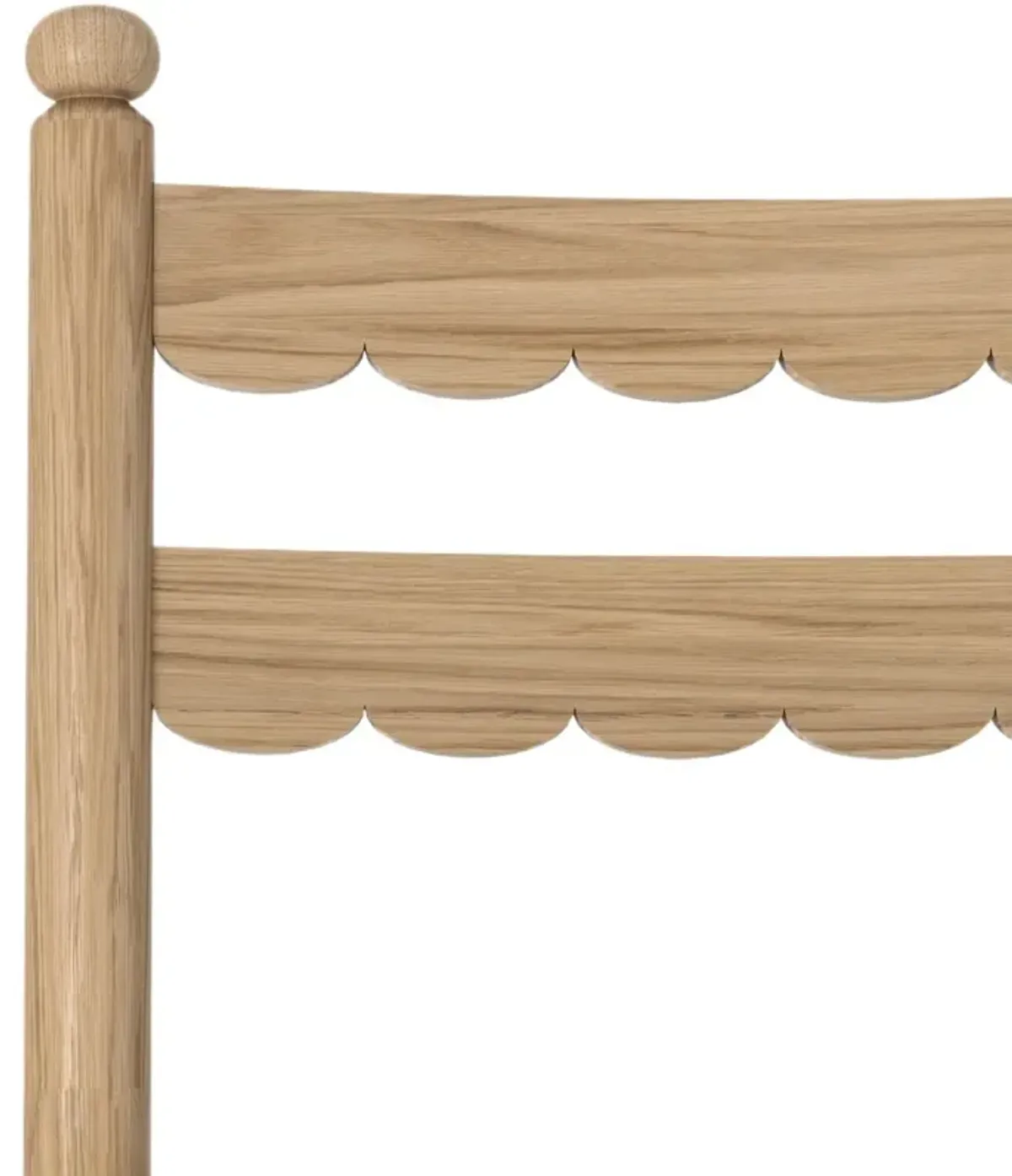 S/2 Declan Scalloped Back Dining Chairs