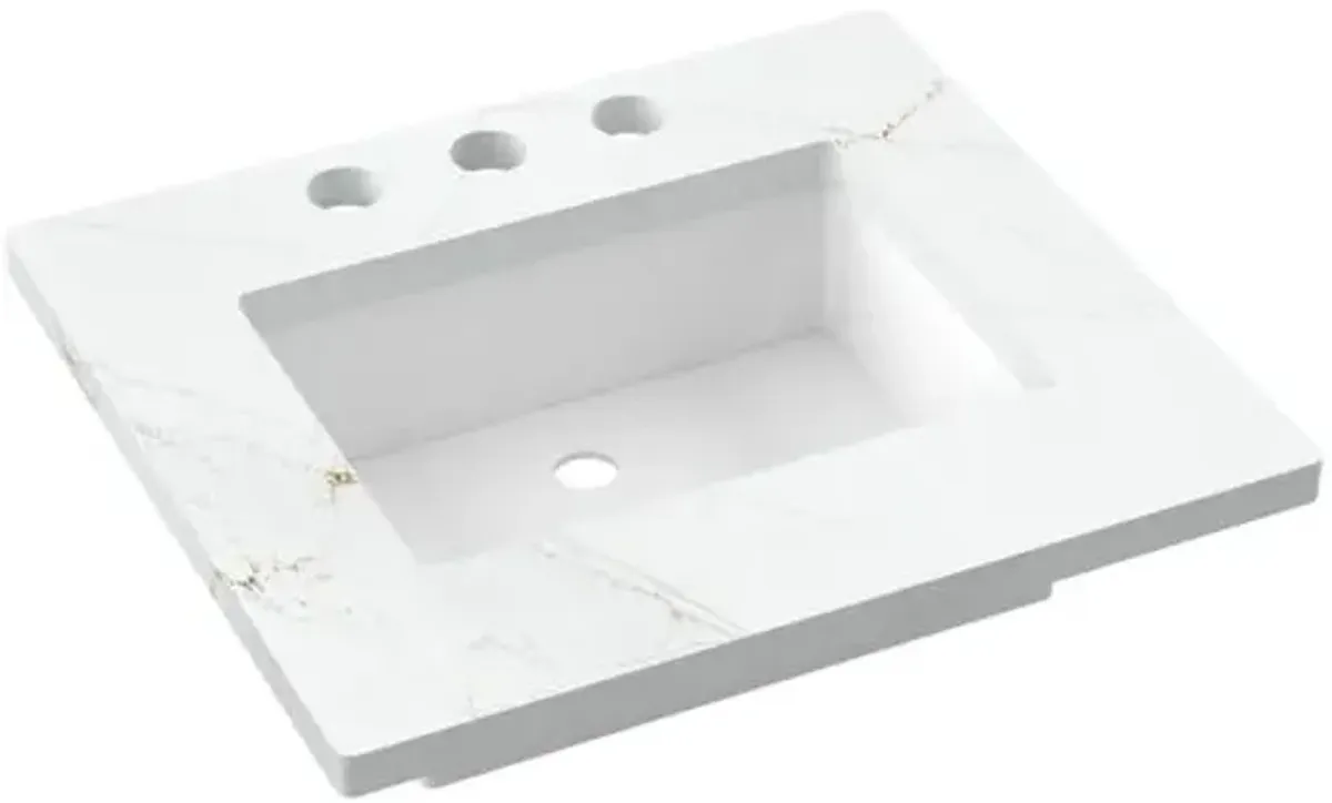 Briar White Oak Single Bathroom Vanity - Brown