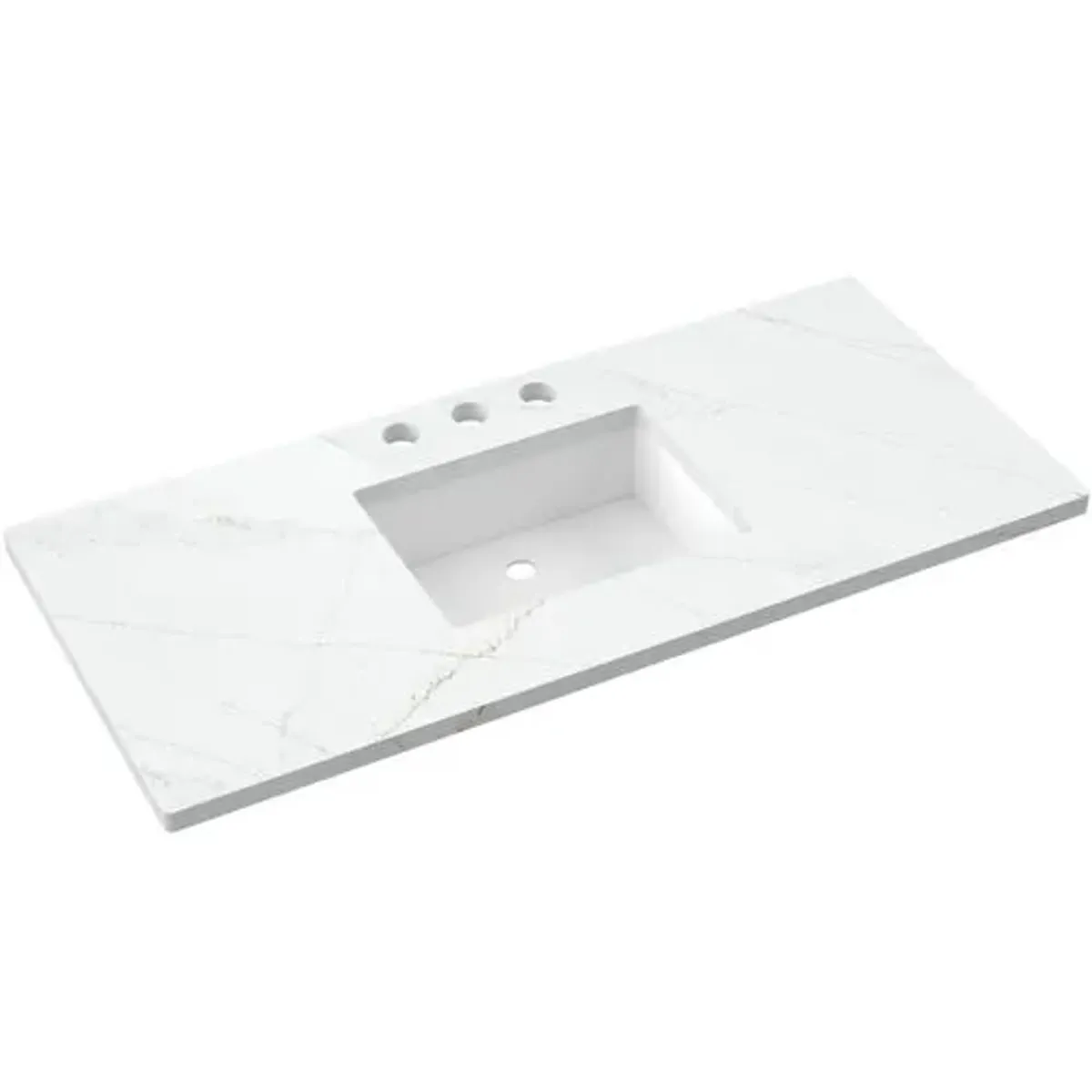 Briar White Oak Single Bathroom Vanity - Gray