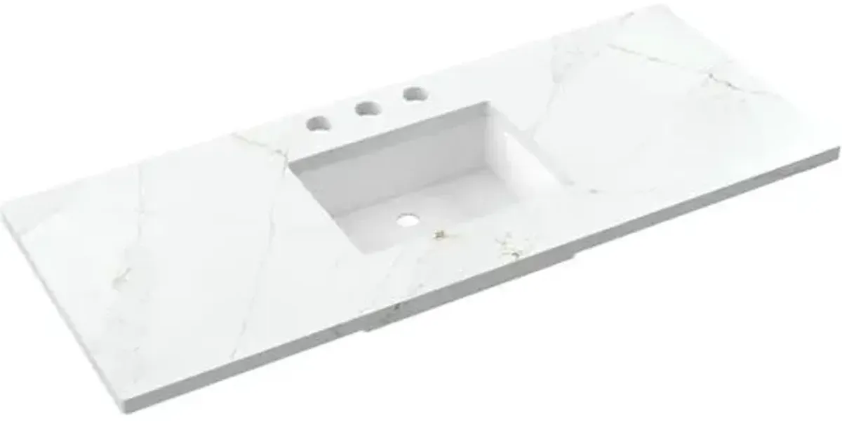 Briar White Oak Single Extra Wide Bathroom Vanity - Black
