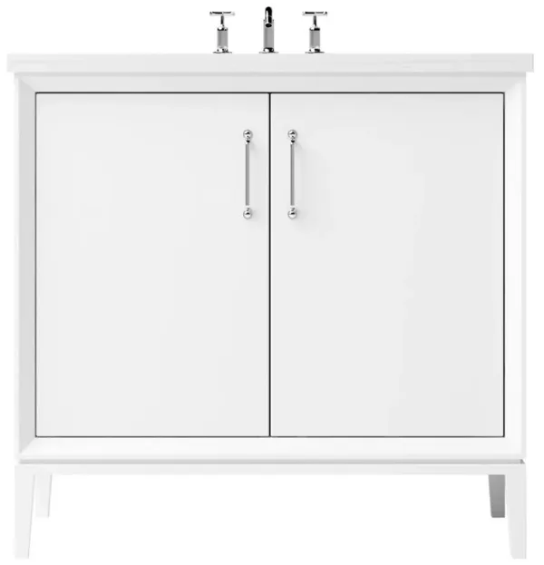 Hawthorne Single Bathroom Vanity - White