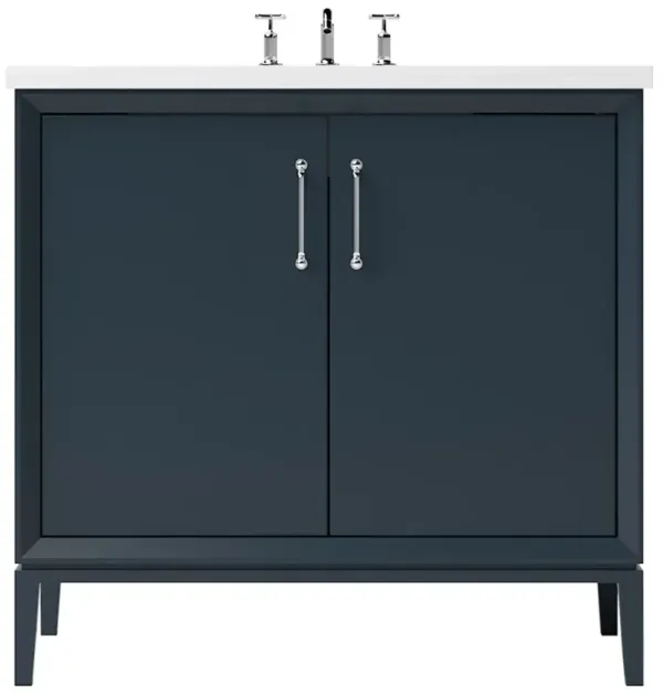Hawthorne Single Bathroom Vanity - Blue