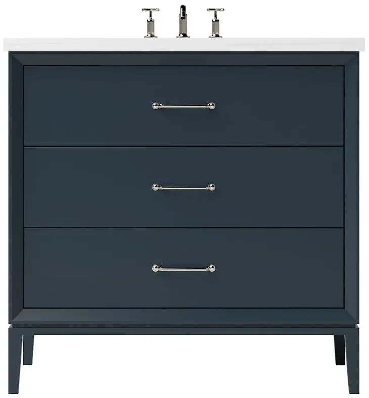 Hawthorne Three-Drawer Single Bathroom Vanity