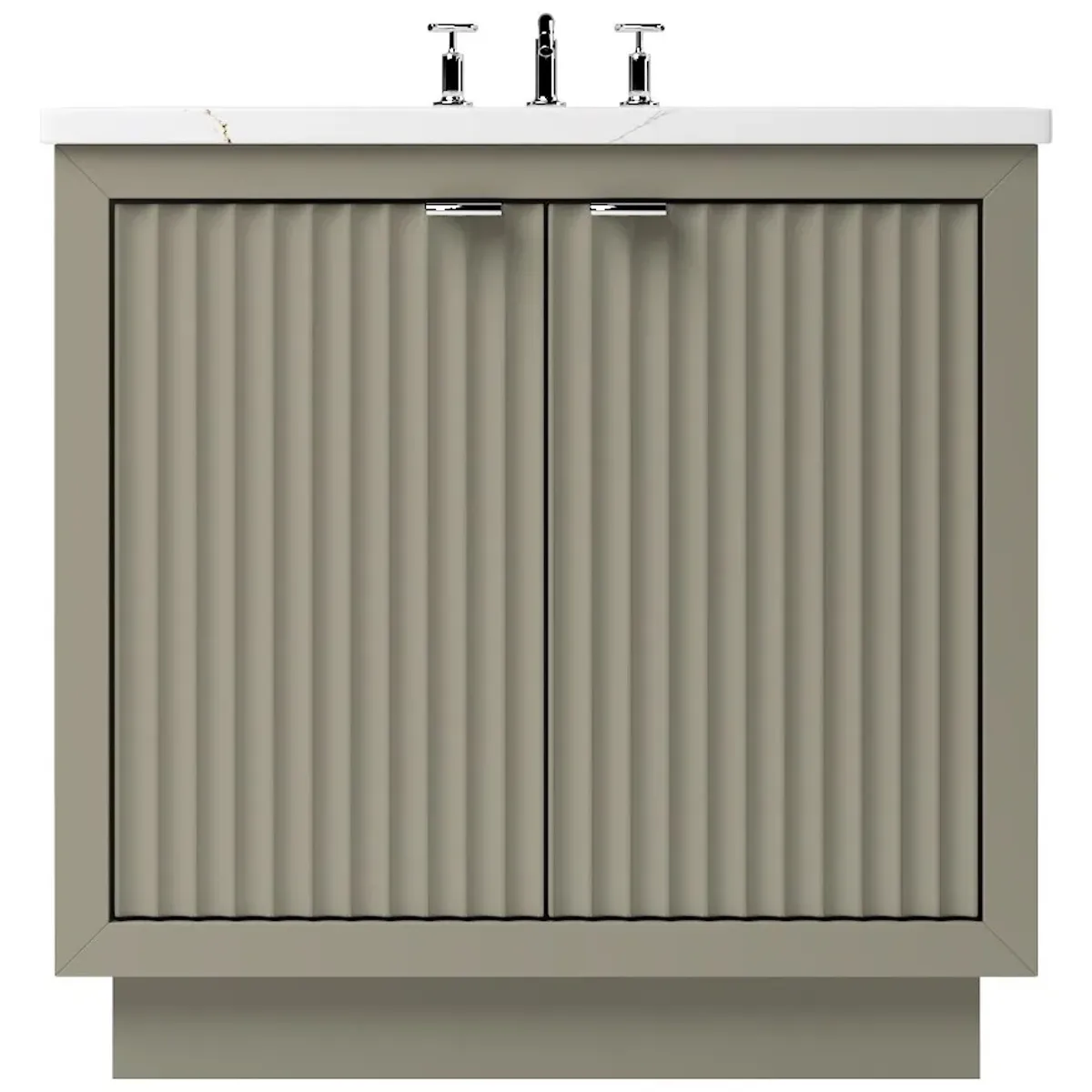 Ashford 2-Door Single Bathroom Vanity - Green