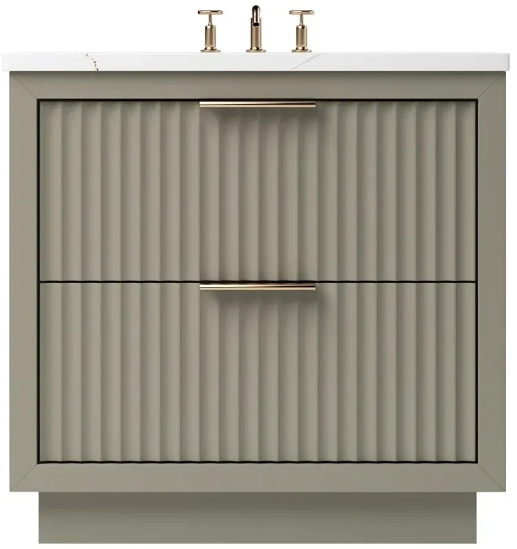 Ashford Two-Drawer Single Bathroom Vanity