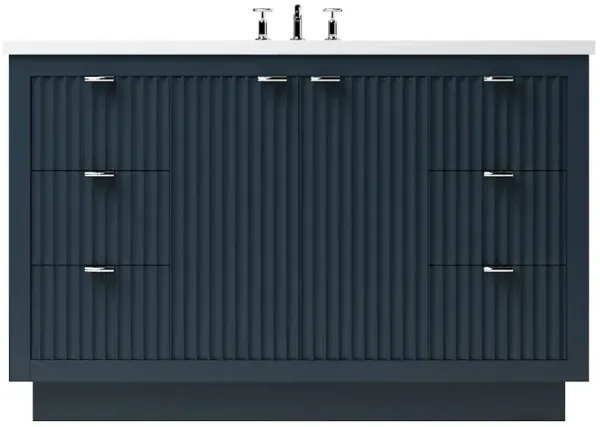 Ashford Single Extra Wide Bathroom Vanity - Blue