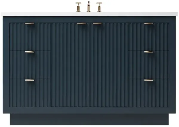 Ashford Single Extra Wide Bathroom Vanity - Blue