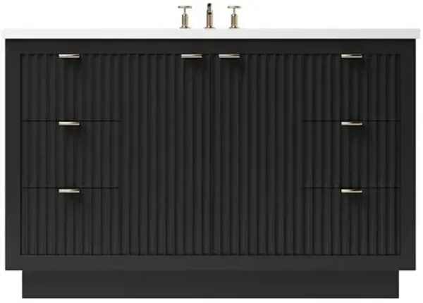 Ashford Single Extra Wide Bathroom Vanity - Black