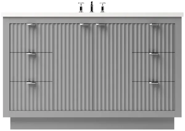 Ashford Single Extra Wide Bathroom Vanity - Gray