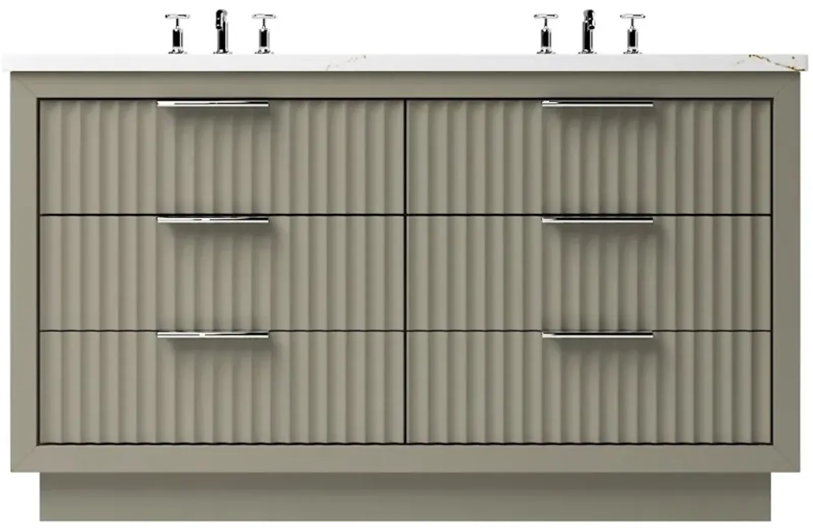 Ashford Double Drawer Bathroom Vanity (112586199)