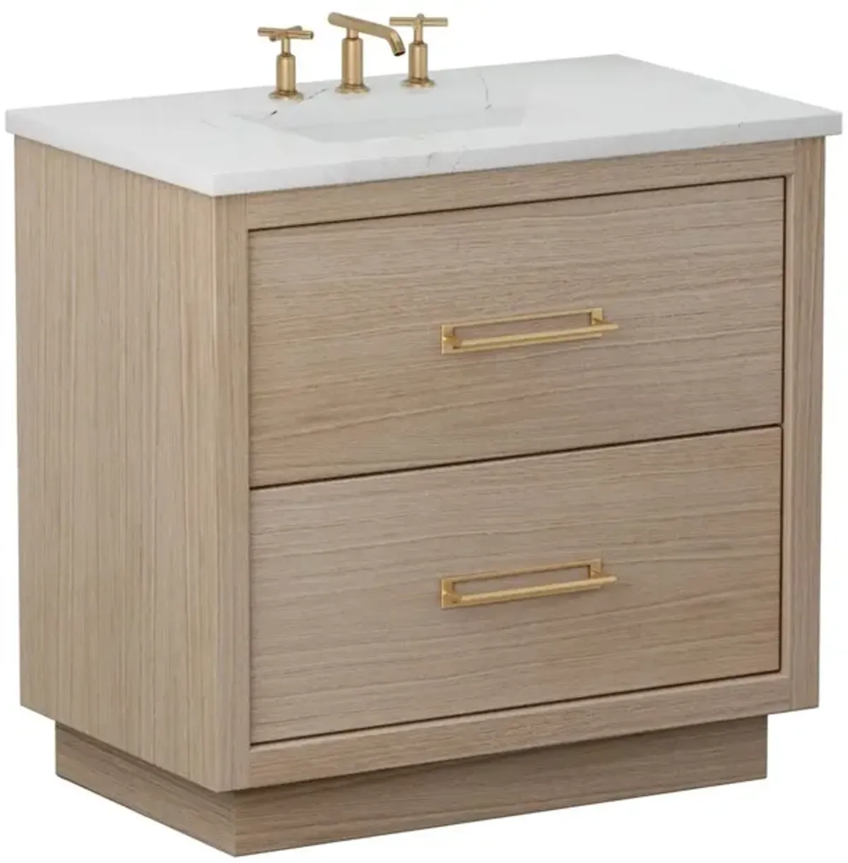 Carrington Two-Drawer Single Bathroom Vanity