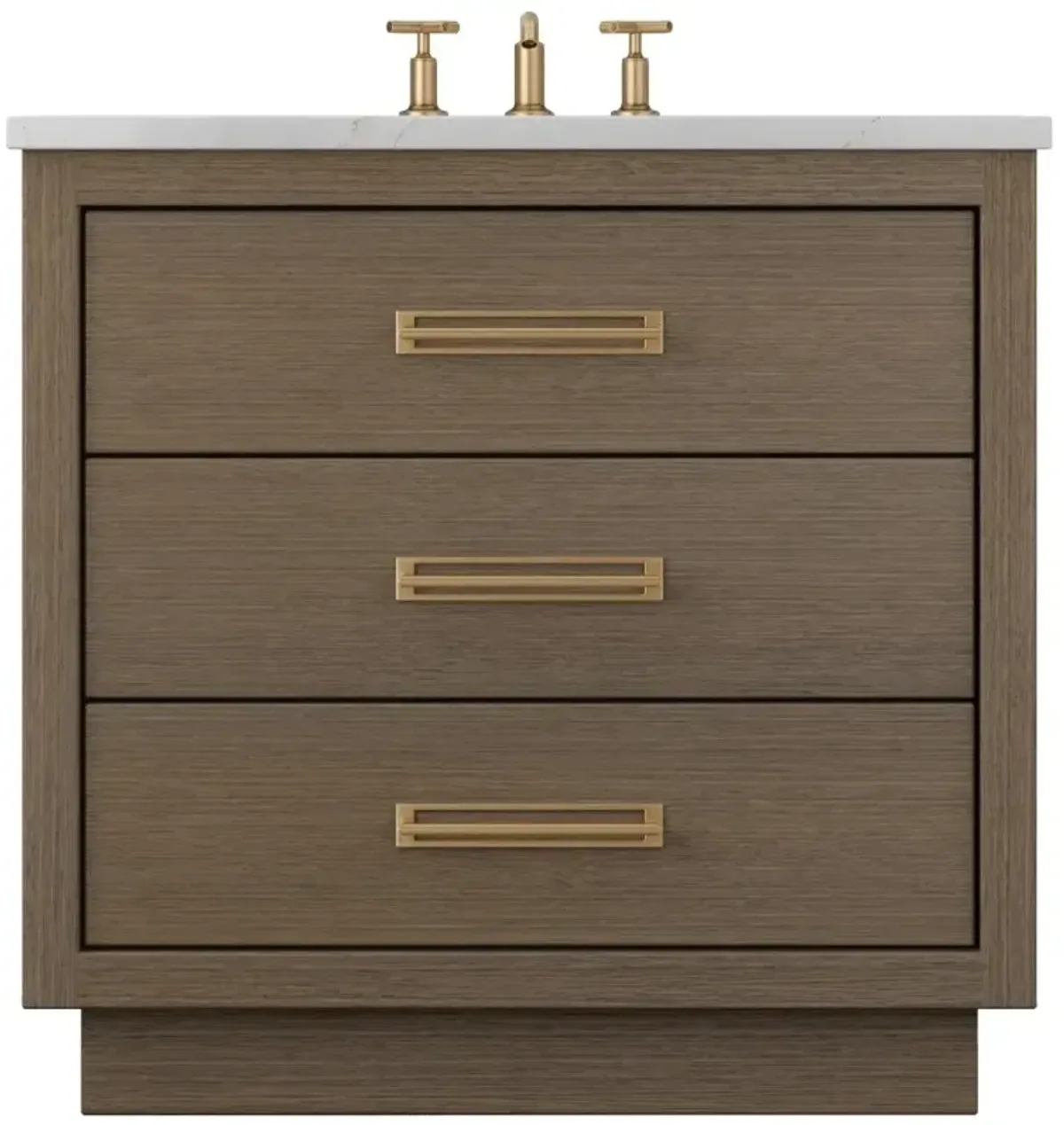 Carrington Three-Drawer Single Bathroom Vanity