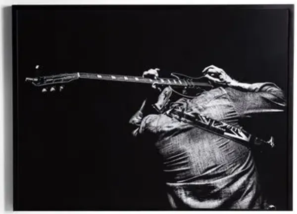 40" x 60" Encore Painting - Black Maple Frame