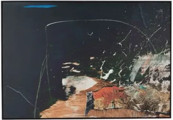 50" x 72" Class Painting by Dan Hobday - Black Maple Frame