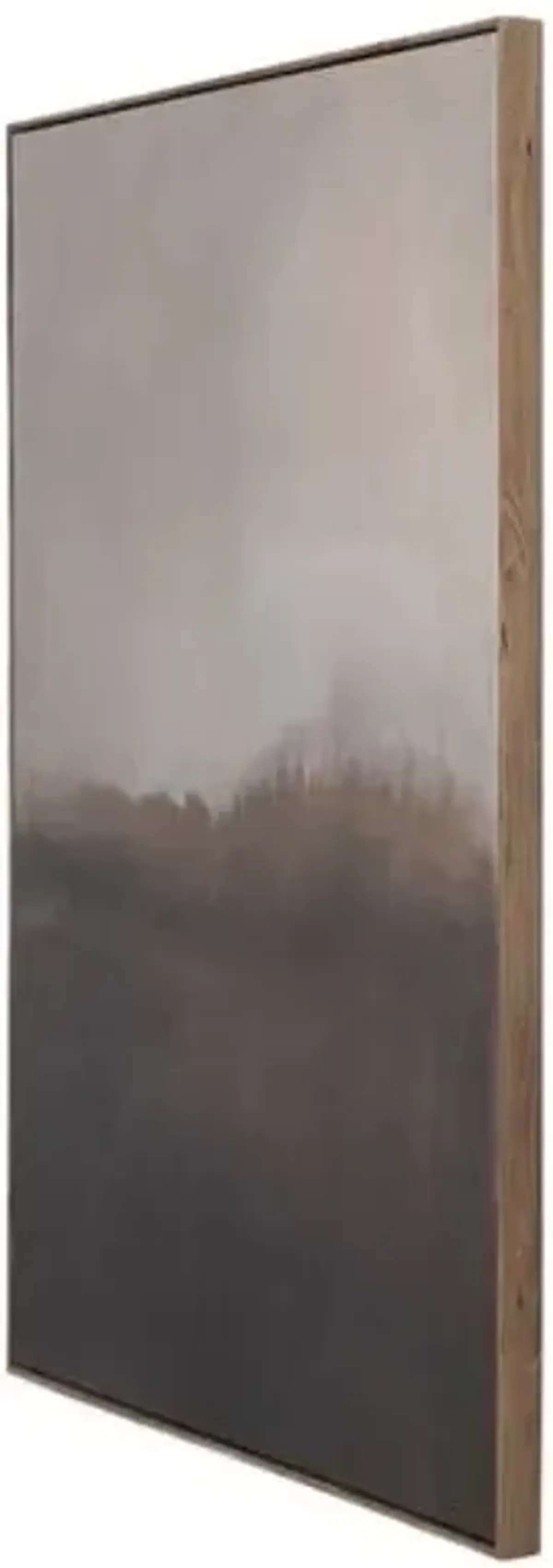 32" x 48" Transition Painting by Jess Engle - Rustic Walnut Frame - Brown