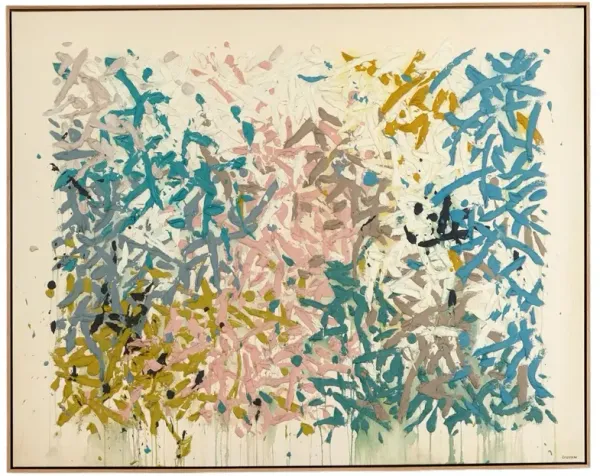 Our Hands Are Open No. 18 Painting by Tyler Guinn - White Oak Frame - Multi