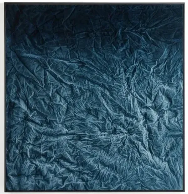 45.75" x 48" Into The Pacific Painting by Molly Franken - Black Maple Frame