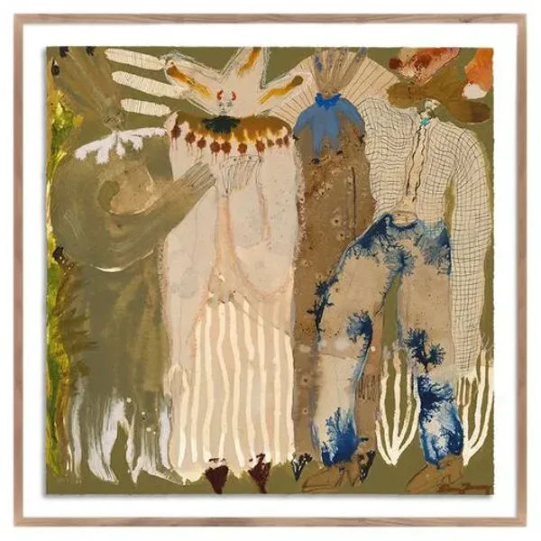 Body Snatchers Painting by Caroline Pinney - Brown