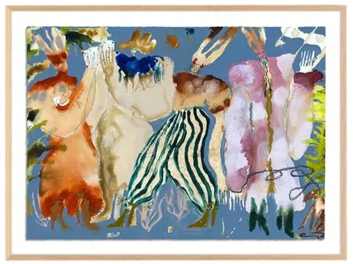 Boy With The Blues II Painting by Caroline Pinney - Multi