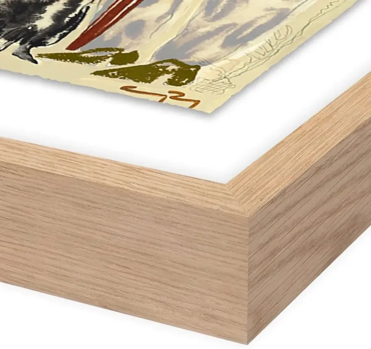 Mr. Pool Painting by Caroline Pinney - Brown