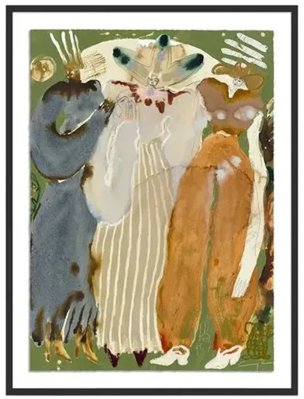 The Beacon Painting by Caroline Pinney - Black