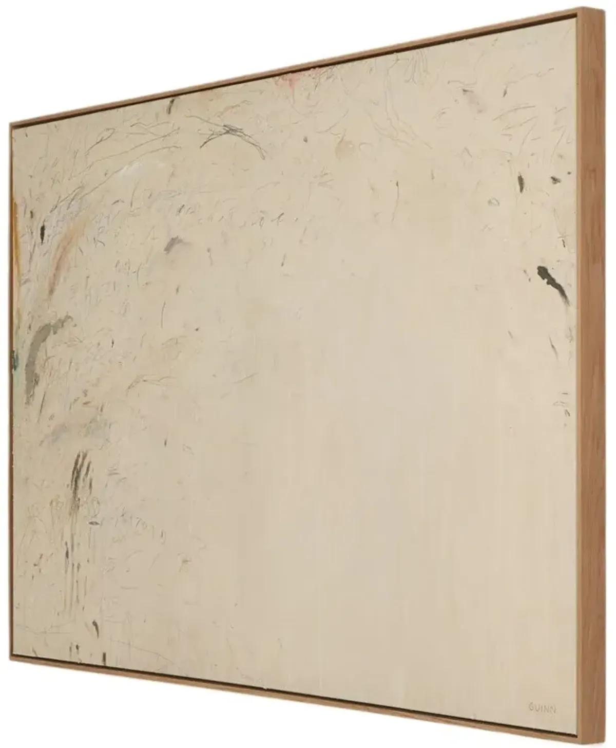 Age To Age You Stand Painting by Tyler Guinn - White Oak Floater Frame - Brown
