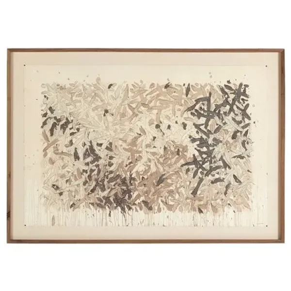 Still His People: Reprise Painting by Tyler Guinn - Rustic Walnut Frame - Brown