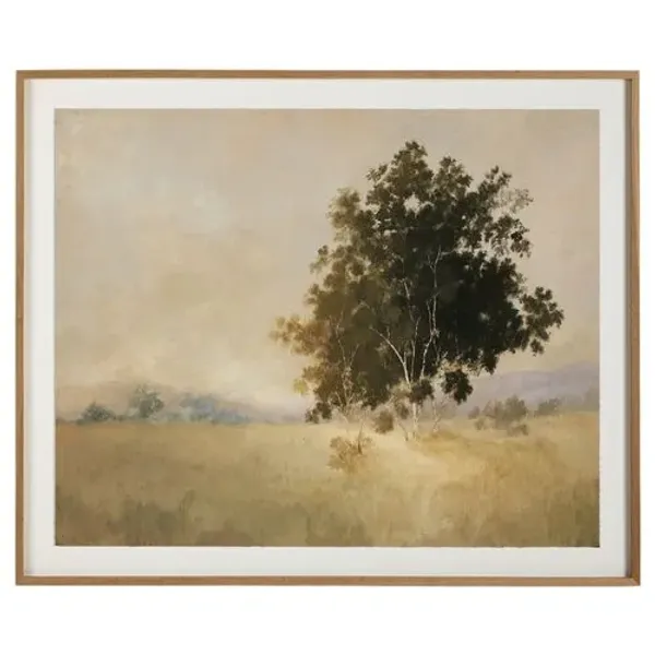 We Woke To A Dream Painting by Aileen Fitzgerald - White Oak Frame