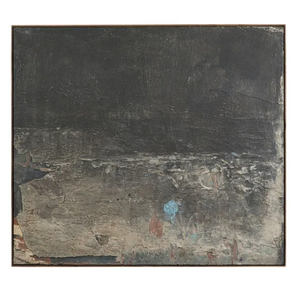 Deposition Painting by Paul Meyer - Rustic Walnut Frame - Brown