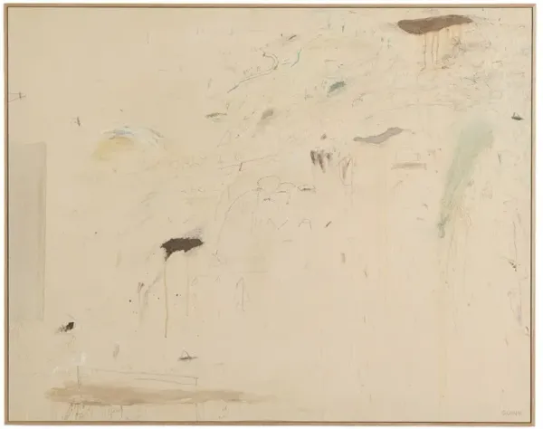 What We Learned On The Mountain Painting by Tyler Guinn - White Oak Frame - Brown