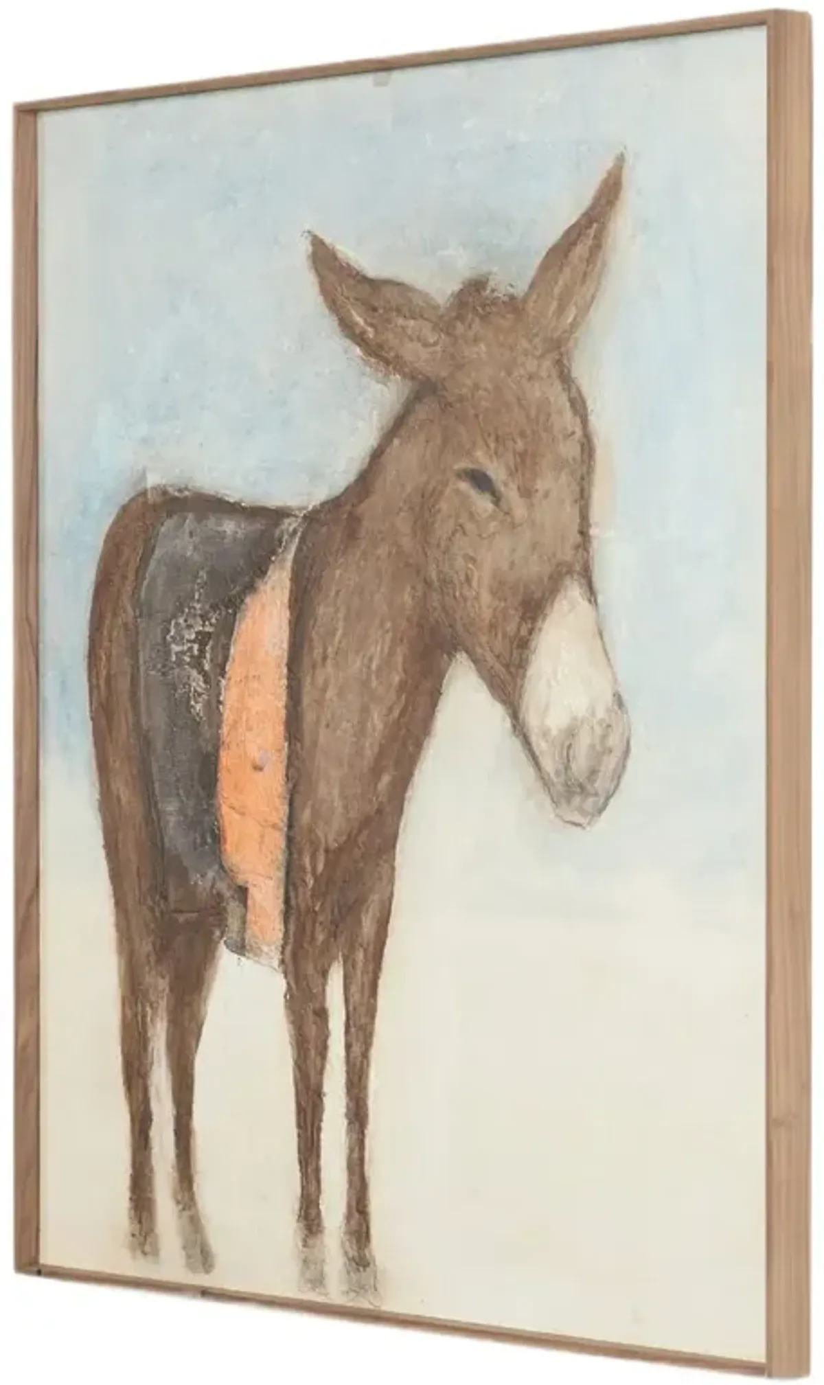 Terlingua Painting by Paul Meyer - Rustic Walnut Frame - Brown
