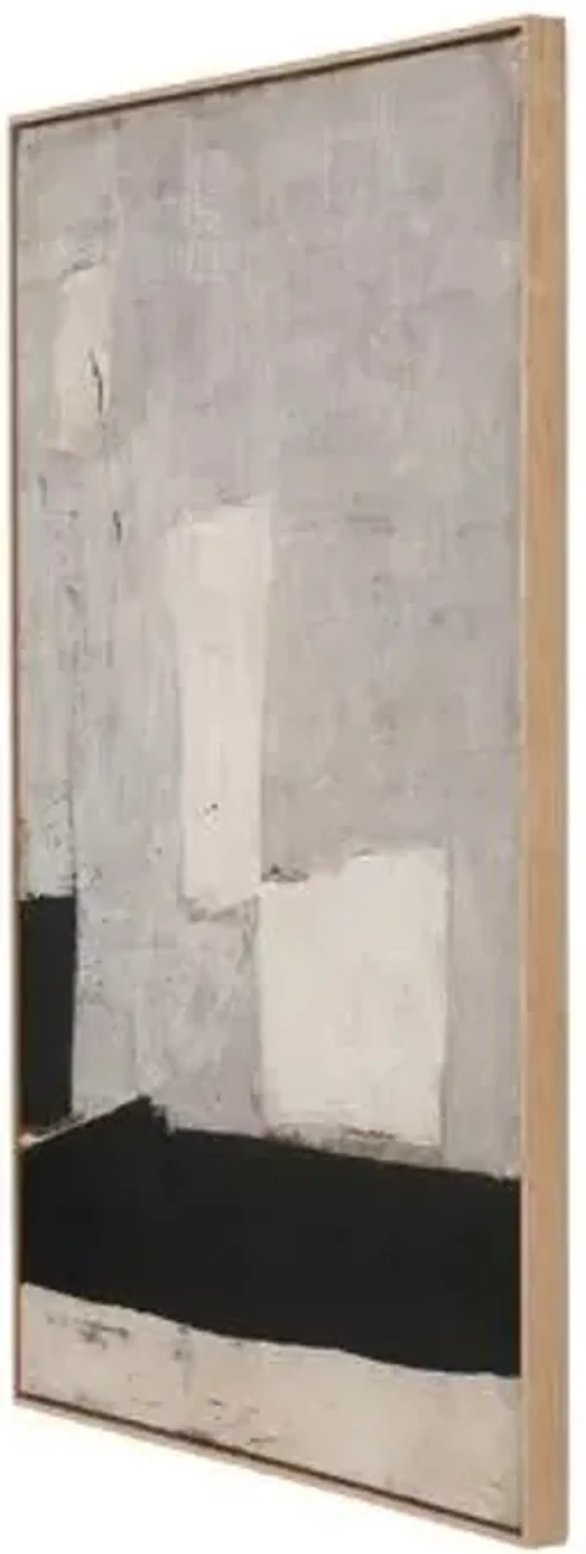 40" x 60" Ryder Painting by Scott Kerr - White Oak Frame