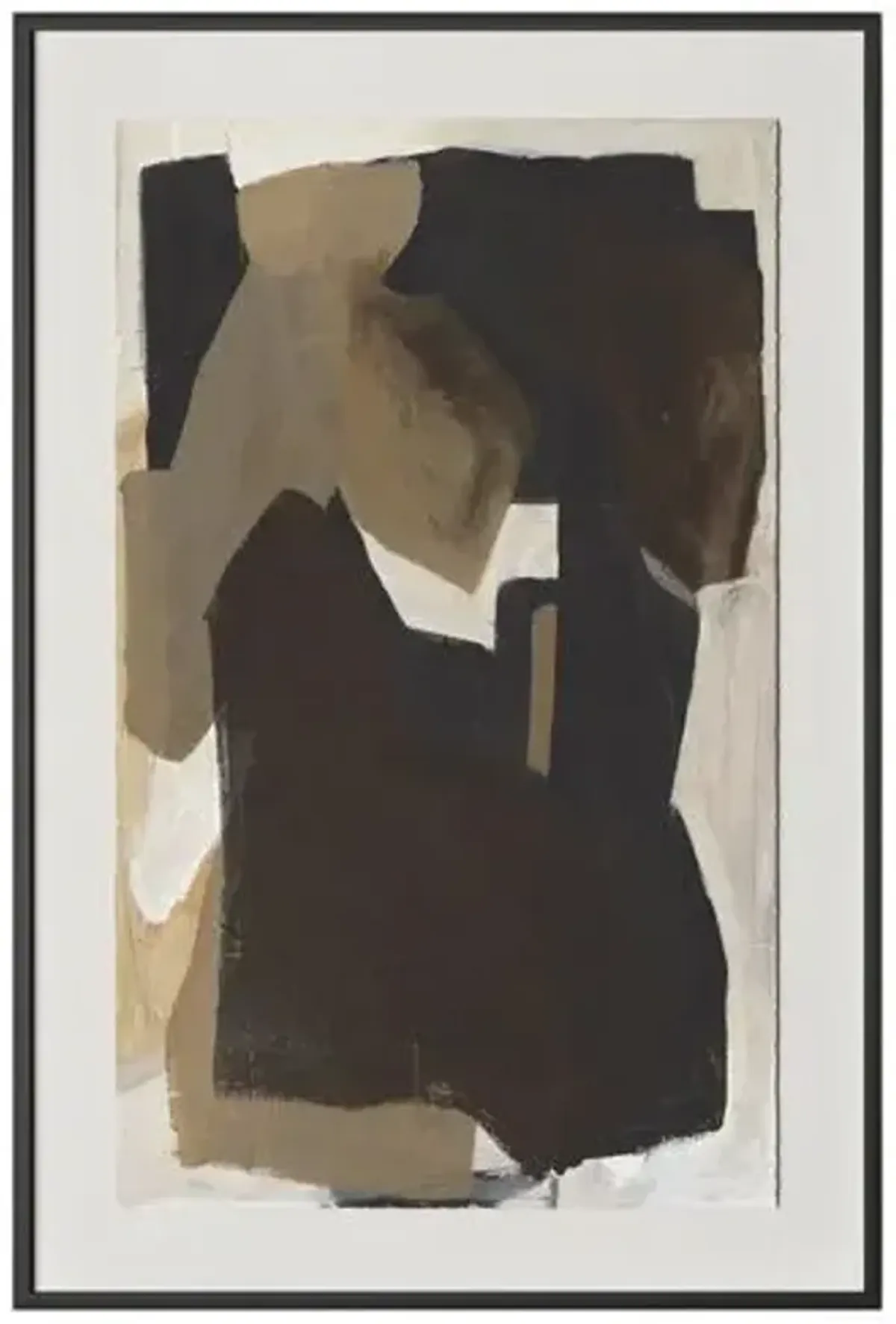 40" x 60" Timeline Shift Painting by Amada Ane - Black Maple Frame