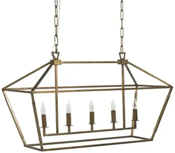 Adler Chandelier - Vintage Gold - Gabby