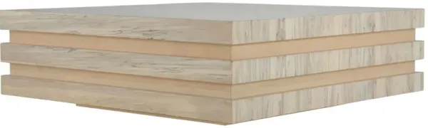 Bourne 47" Square Coffee Table, Natural