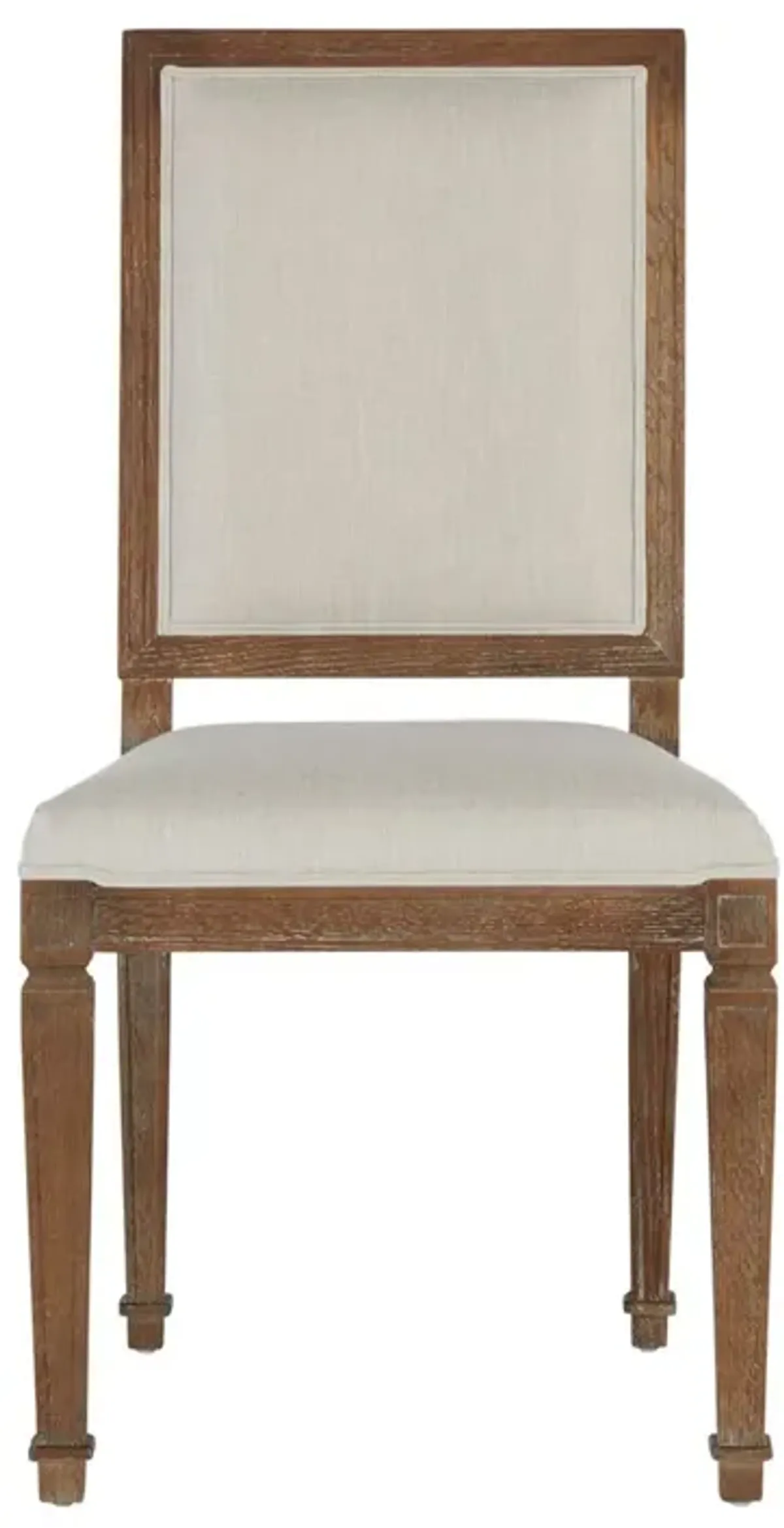 Danielle Oak Dining Side Chair, Pecan/Natural Sunbrella Performance