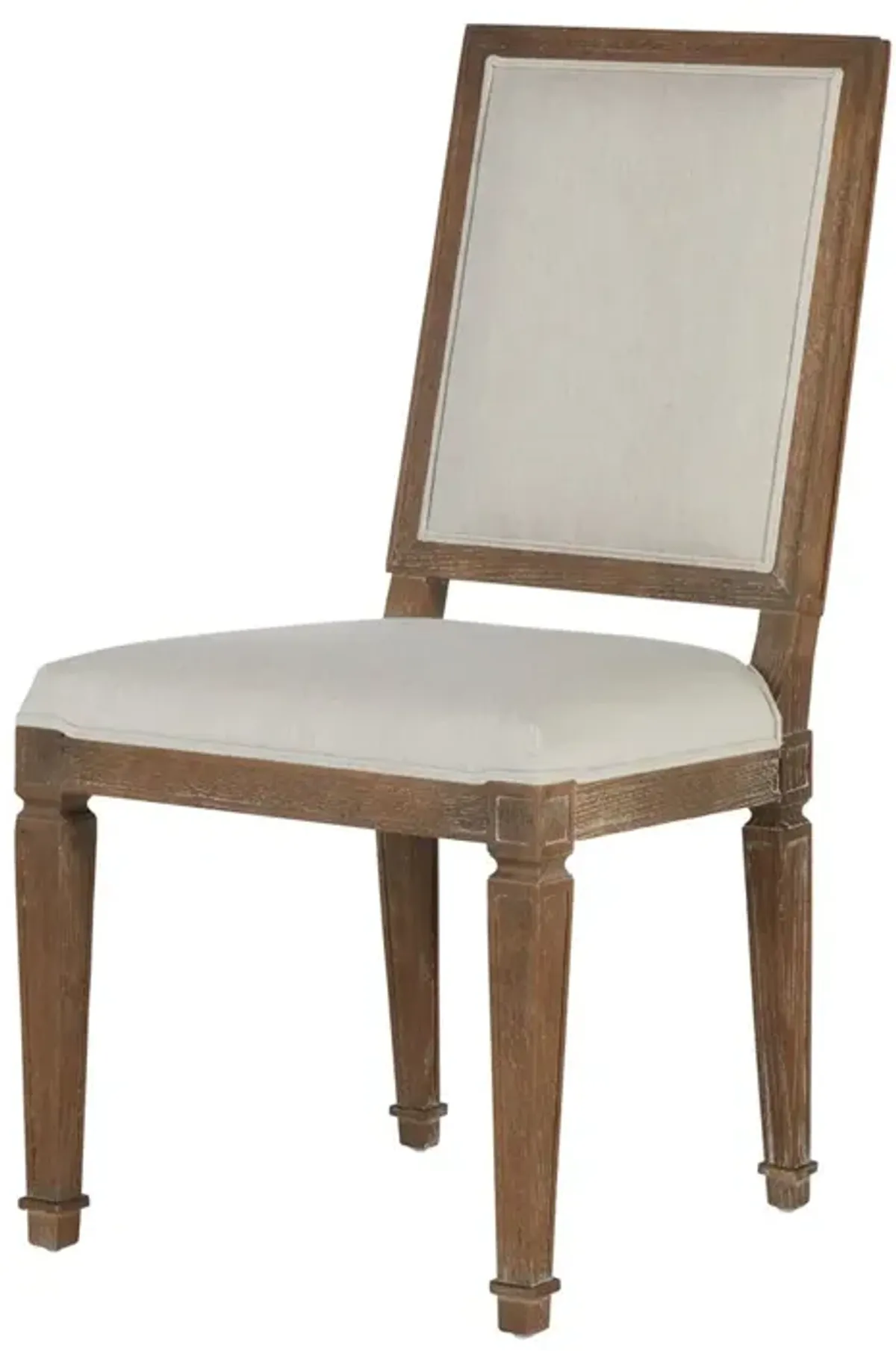 Danielle Oak Dining Side Chair, Pecan/Natural Sunbrella Performance